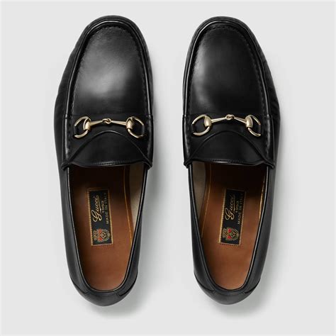 black horsebit loafers men.